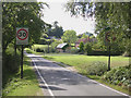 Entering London Minstead from Clay Hill, New Forest in SO43 7FU