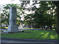 Gildersome Green and War memorial. in LS27 7AD