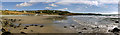panorama of the shoreline at Perranuthnoe in TR20 9NZ