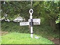 Signpost at crossroads north of Iping in GU29 0PX