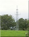 Hilltop mobile phone mast in SA19 6PR