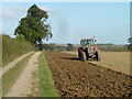 Autumn ploughing in YO25 9SJ