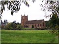 Martley Church from St Peter's Meadow in WR6 6BF