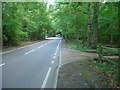 Old Lane, at the entrance to Barnsthorns (right) in KT11 1NL