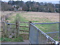A footpath leading to Chalfont St Giles in HP8 4NJ