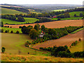 Valley between Summer and Walbury Hills in RG17 9EL