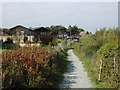 Footpath through Hafan Y Mor holiday park. in LL53 6HX