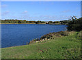 Water-filled disused brick pit, Eye Green, Peterborough in PE6 7UB