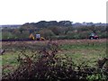 Ditch digging and fencing in Holme St. Cuthbert