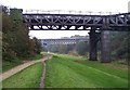 Twin Railway Bridges, Warmsworth, South Yorkshire. in DN5 7AB