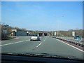 Approaching the Conwy Tunnel, East Side, A55 in LL31 9TY