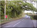 Postbox on the Beaulieu Road, west of Hanger Corner in SO40 4DA