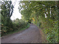 Carter's Lane leading to Birchlands Farm, off Beaulieu Road in SO40 4DA