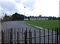 Larkhall Sports Club, WNW from the allotment area in BA1 8DL