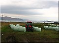 Tractor and silage bales, Breakish in IV42 8YD