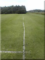 Sow Brook football pitch touchline looking north in WA13 9PY