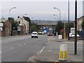 Railway viaduct crossing Attercliffe Road in S4 7UU