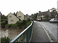Woollard Bridge and River Chew nearly in flood in BS39 4HX