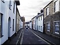 A quiet street in Moretonhampstead in TQ13 8NN