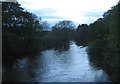 The River Wear from Shincliffe Bridge looking south in DH1 3SQ