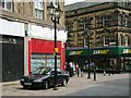 Shops and Lamp Posts, Keighley in BD21 4RP