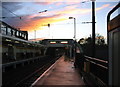 West Monkseaton Metro, evening sky in NE25 9NF