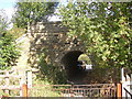 Bridge under railway at Anchor Place, Rastrick in HD6 1NL