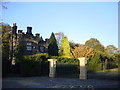 Castellated gatehouse at Birkenhead Park in CH43 8SF