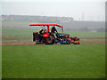 Harvesting Turf, Hetton le Hill in Hetton le Hill
