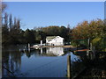 Boathouse on Stanborough Lakes.  Welwyn Garden City. in AL8 6XS