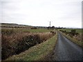 Single track road to Nether Finlarg in DD8 1XQ