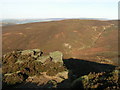 Burnt Hill and Hollingworth Clough from The Knott in SK22 2NR