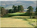 9th hole on Kings Course at Gleneagles in Strathallan Ward