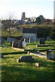Cemetery on outskirts of Bishops Nympton in EX36 4EA