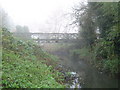 Cheshunt: Bailey Bridge over the Small River Lee in EN8 9SU
