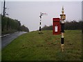 Signposts at Newton Firs crossroads in WA6 6HY