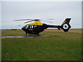 North Wales Police Helicopter in Dinas Dinlle