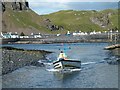 The Easdale Ferry Approaching Easdale Island in PA34 4TB