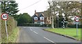 Road Junction on SW side of Maplehurst, West Sussex in RH13 6RE