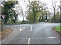 Peartree Corner: Junction of A272 and Burnthouse Lane, West Sussex. in RH13 8DE