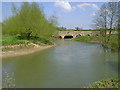 bridge over River Avon, Lacock in Bowden Hill