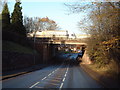 M6 over Burton Manor Lane in ST17 9PF