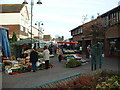 Caldicot town centre, market day in NP26 4QD