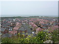 Housing in old quarry workings, Rhoose, South Wales in CF62 3LN