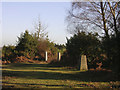 Trig point on Hart Hill, New Forest in SO43 7GF