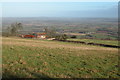 Highnam Farm viewed from Sheepcote Hill in HR1 4NE