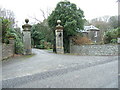 The entrance to Dunskey House near Portpatrick in DG9 8UB