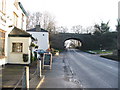 Railway bridge by 'The Wharfedale'. in LS21 1NT