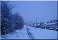 Gunton Lane in winter in NR5 0DB