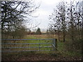View to SE from old railway crossing of Somerford Road in GL7 6HH